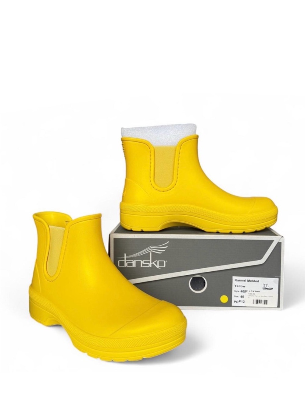 Dansko DANSKO Yellow Rain Boot
